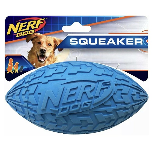 Nerf Dog Football with Squeaker - medium / large - Picture 1 of 4